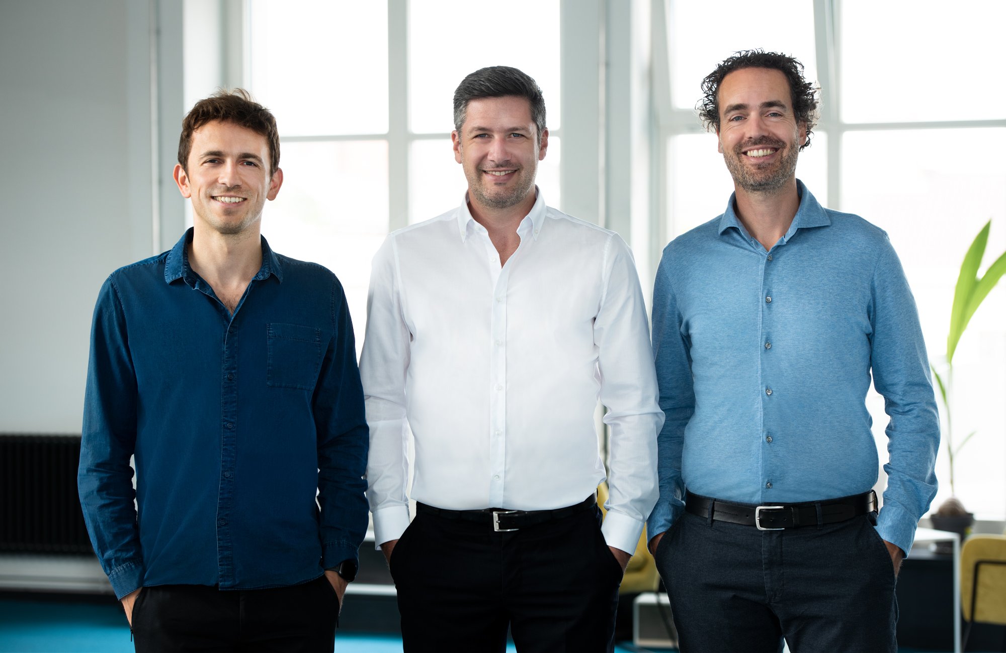 3YOURMIND CEOs and co-founders Aleksander Ciszek and Stephan Kühr with ...